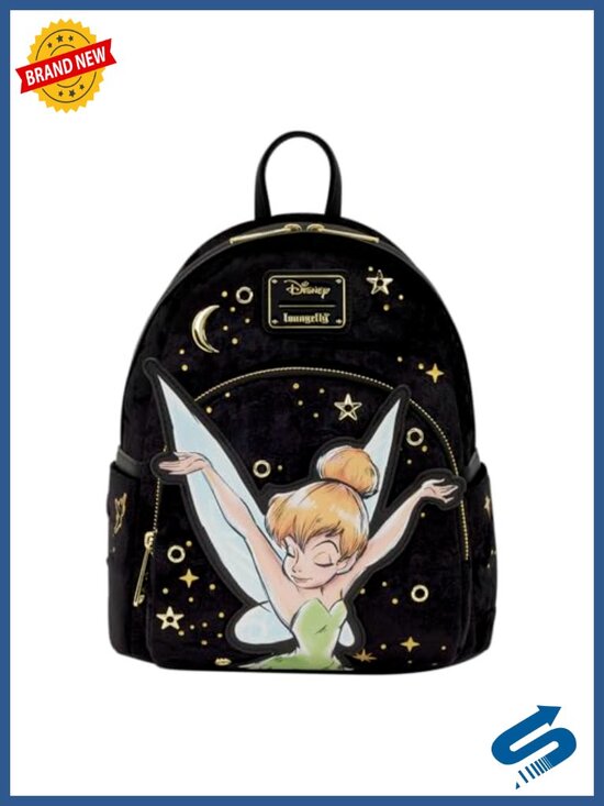 Disney Tinker Bell Pixie Dust Velvet Mini Backpack - Collectible